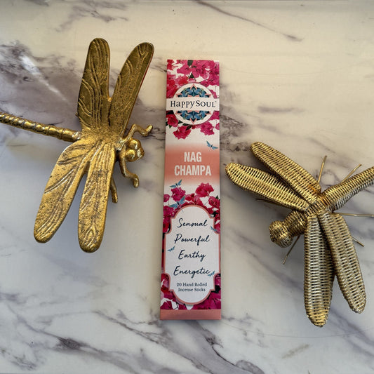 Happy Soul Nag Champa Incense Stick : Powerful, Sensual, Earthy, Energetic