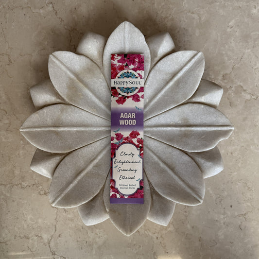 Happy Soul Agar Wood Incense Stick : Enlightenment, Clarity, Grounding, Ethereal