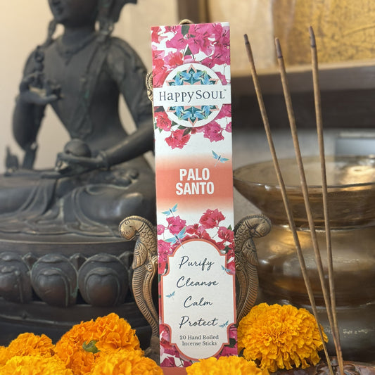 Happy Soul Palo Santo Incense Stick: Purify, Cleanse, Calm, Protect