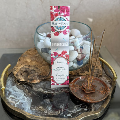 Happy Soul Frankincense Incense Stick : Peace, Inner strength, Prayer