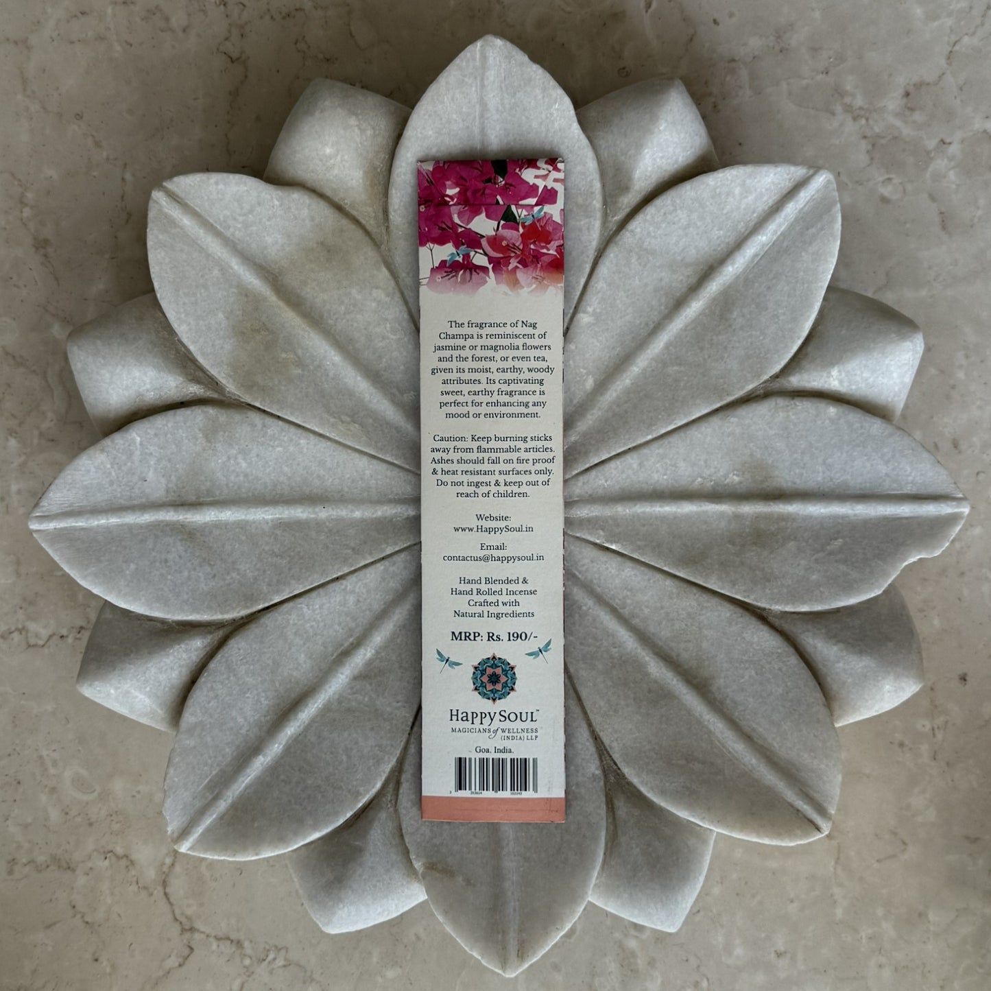 Happy Soul Nag Champa Incense Stick : Powerful, Sensual, Earthy, Energetic