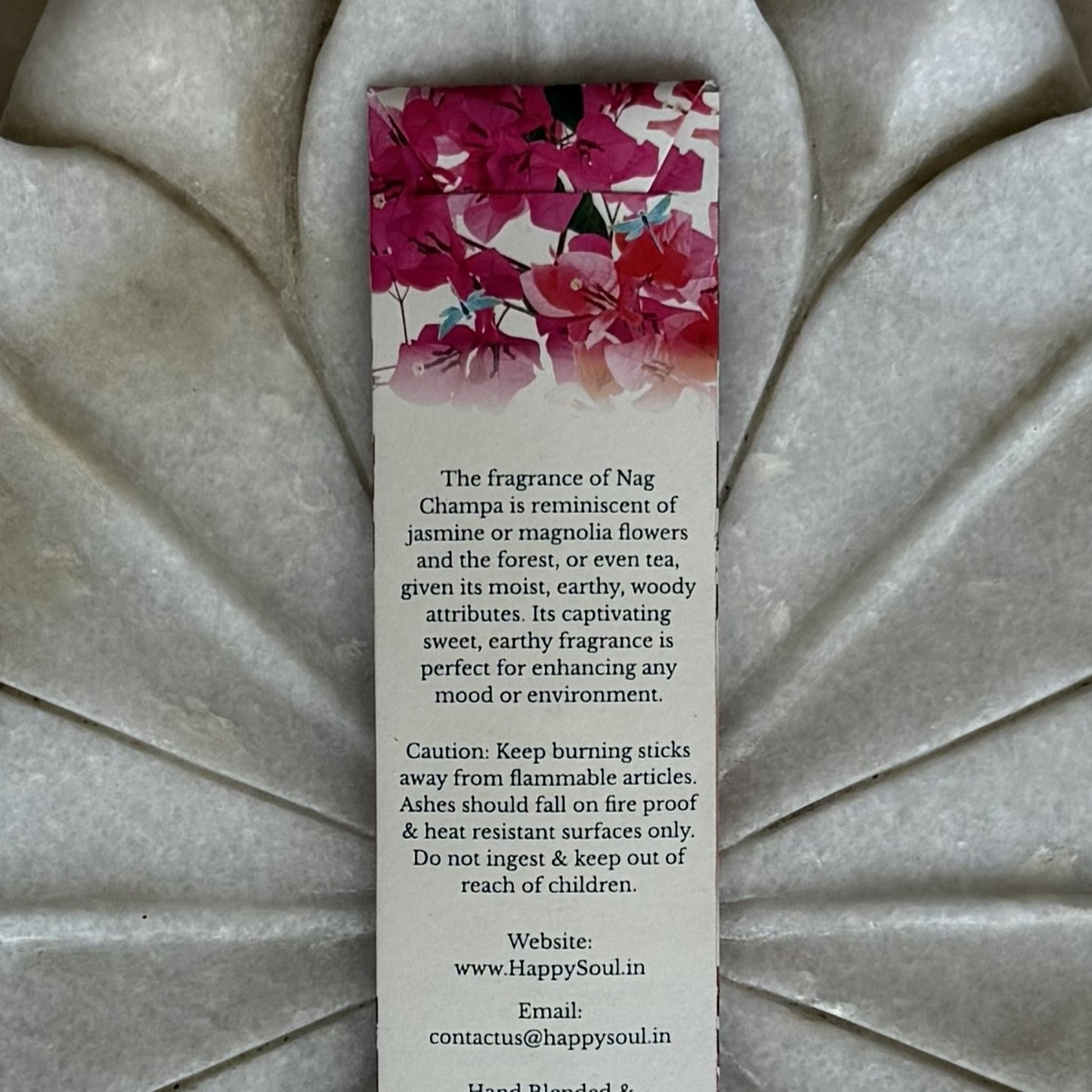 Happy Soul Nag Champa Incense Stick : Powerful, Sensual, Earthy, Energetic