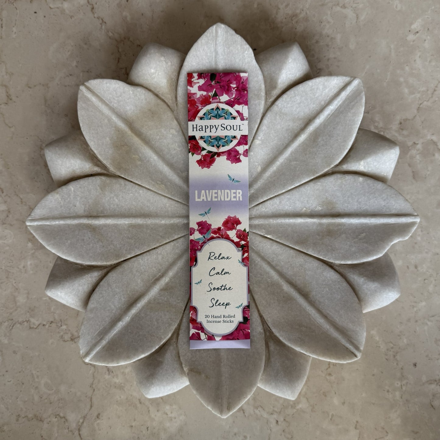 Happy Soul Lavender Incense Stick : Relax, Calm, Soothe, Sleep