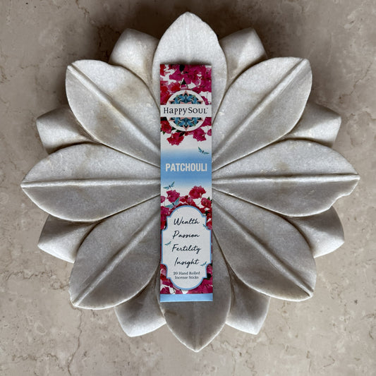 Happy Soul Patchouli  Incense Stick: Wealth, Passion, Fertility, Insight