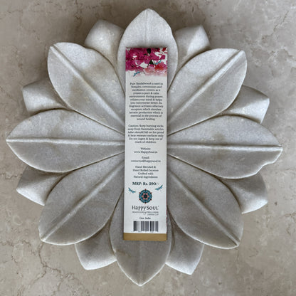 Happy Soul Pure Sandalwood  Incense Stick: Purify, Meditate, Heal, Prayer